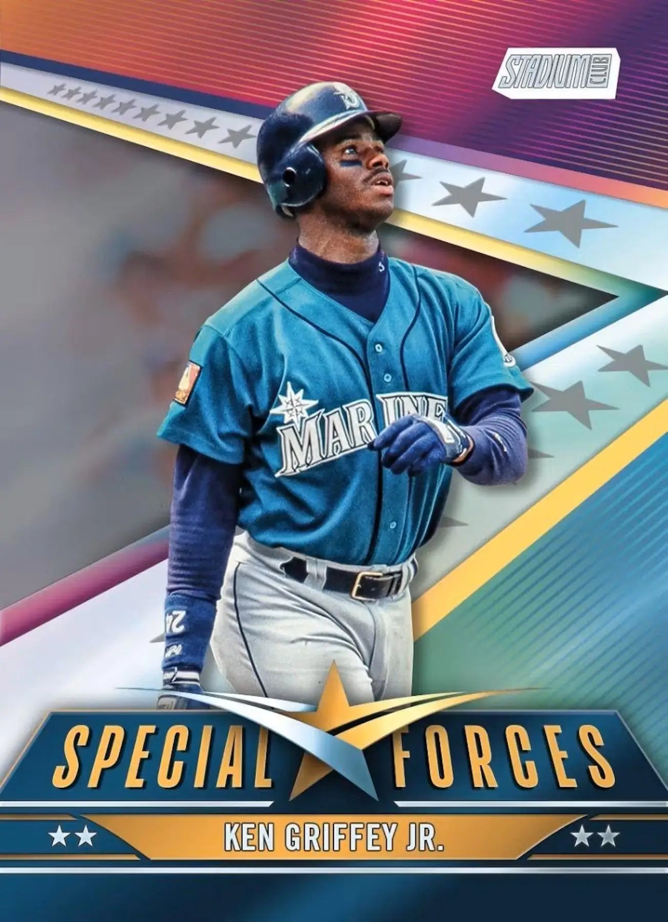 Ken Griffey Jr. baseball card from 2024 Topps Stadium Club Baseball Compact Box