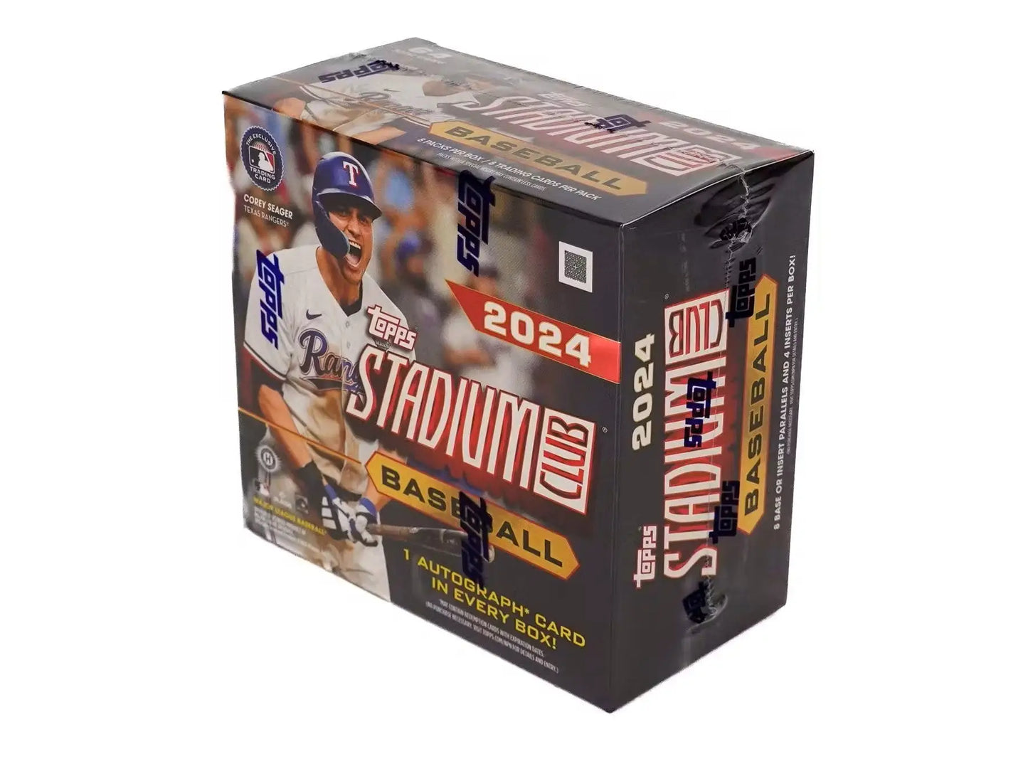2024 Topps Stadium Club baseball card box showcasing Stadium Club baseball collectibles