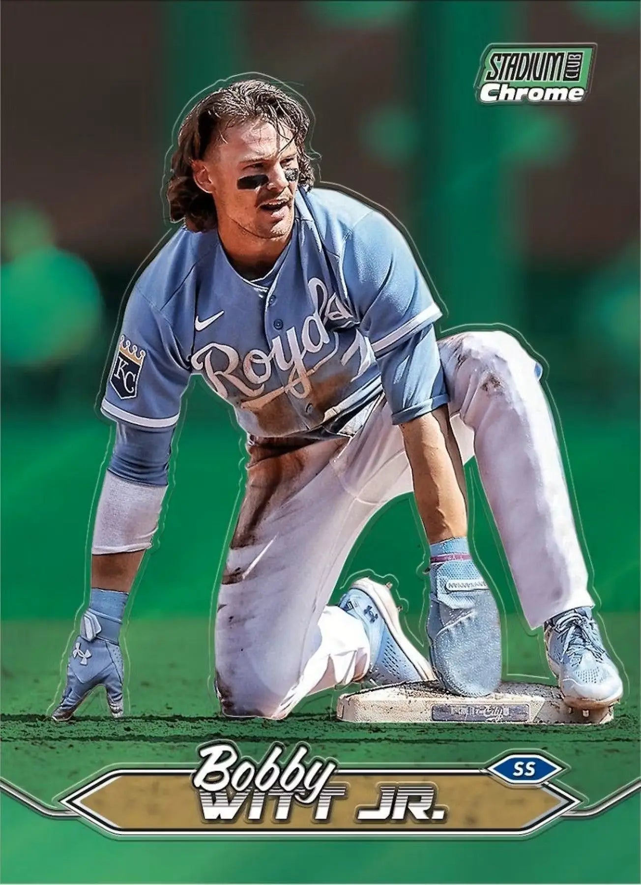 Bobby Witt Jr. baseball card from 2024 Topps Stadium Club Baseball Compact Box