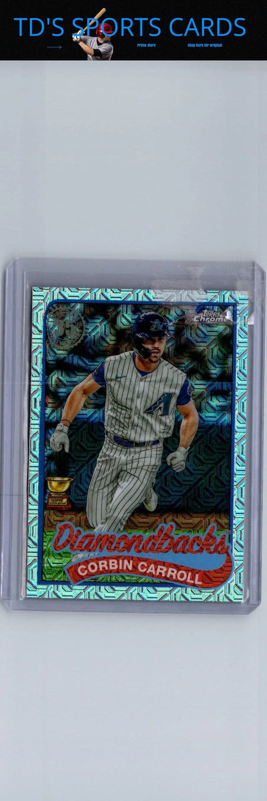 Corbin Carroll baseball card 35th anniversary chrome from 2024 Topps series