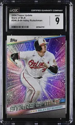 Graded ToppS Update Adley Rutschman baseball card 2024 Stars of MLB CGC 9