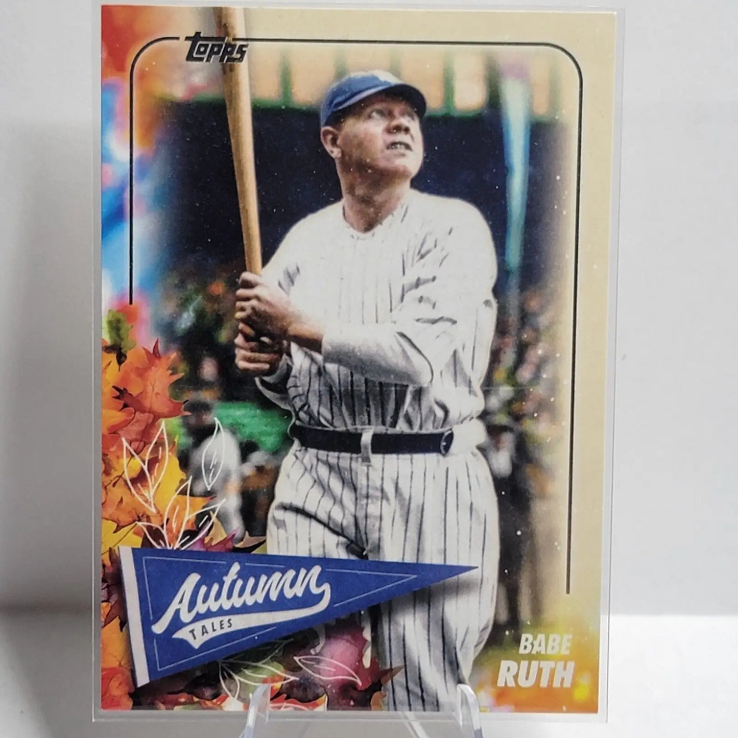 Babe Ruth baseball card from 2024 TOPPS UPDATE AUTUMN TALES INSERT SINGLES