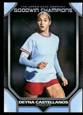 Soccer trading card of Deyna Castellanos from 2024 Upper Deck Goodwin Champions