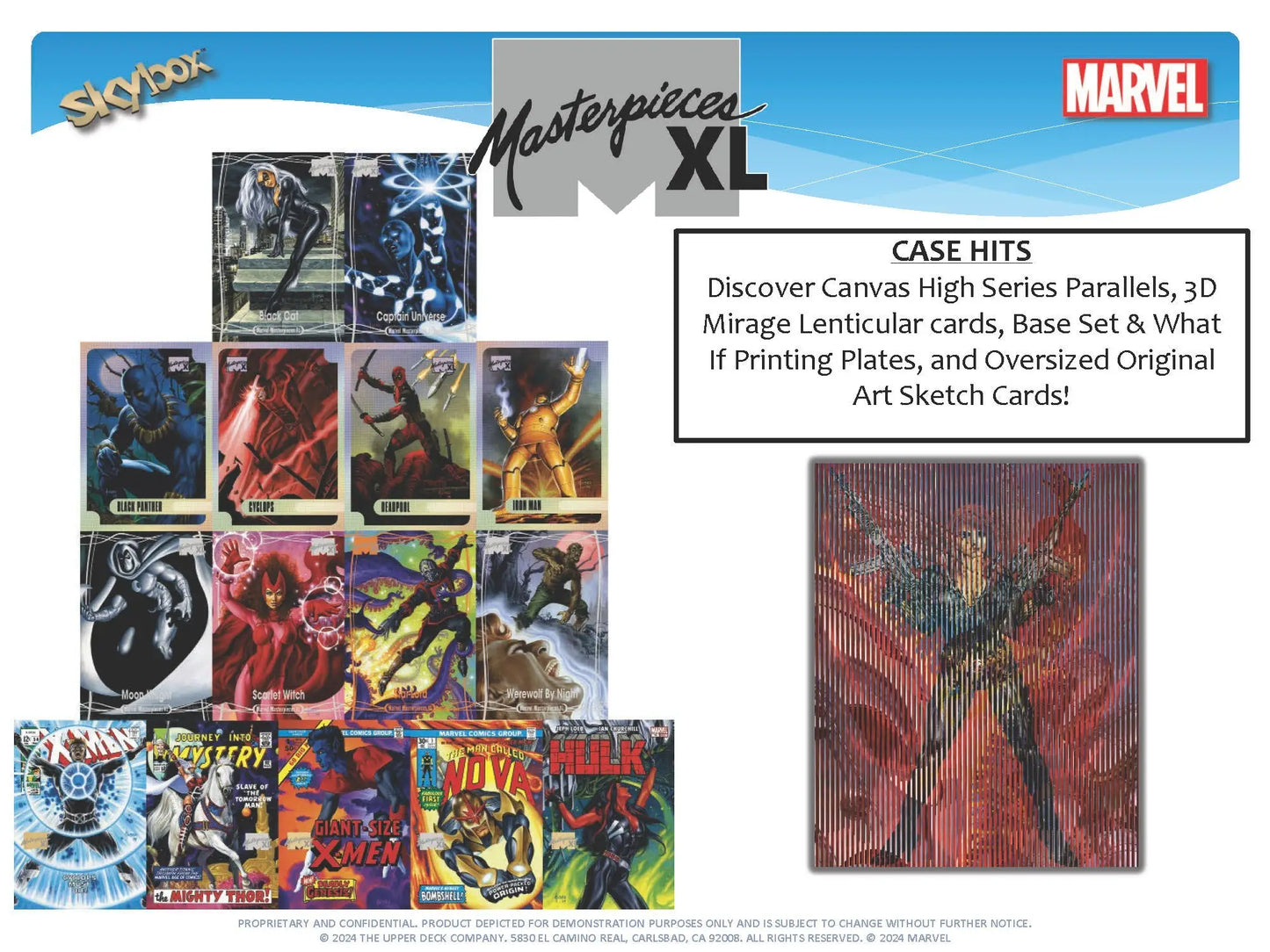 2024 Upper Deck Marvel Masterpieces XL Hobby Box - Non-Sport Sealed
