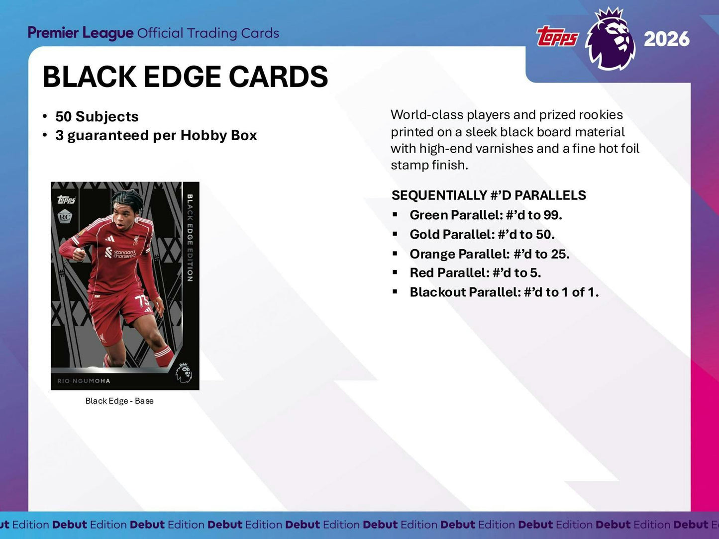 2025 - 26 Topps Premier League EPL Soccer Hobby Box | Columbia Sports Cards - Columbia Hobby - Sports Card Boxes - Toploaders - Card Savers