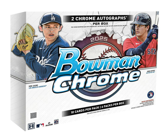 2025 Bowman Chrome Baseball Hobby Box | Columbia Sports Cards