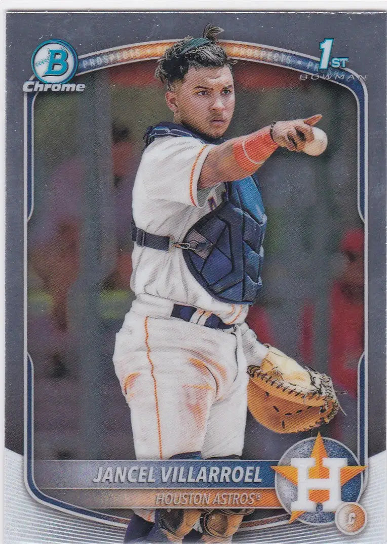 Jancel Villarroel 1st Bowman baseball card in 2025 Bowman Chrome Detroit Tigers set