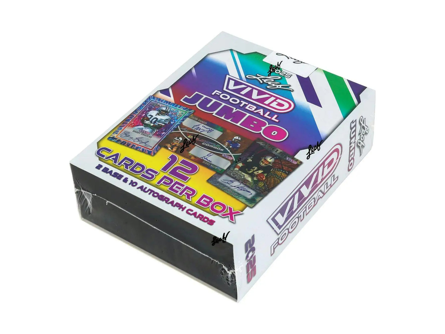 2025 Leaf Vivid Football Hobby Jumbo Box | Columbia Sports Cards - Sports Card Hobby Boxes