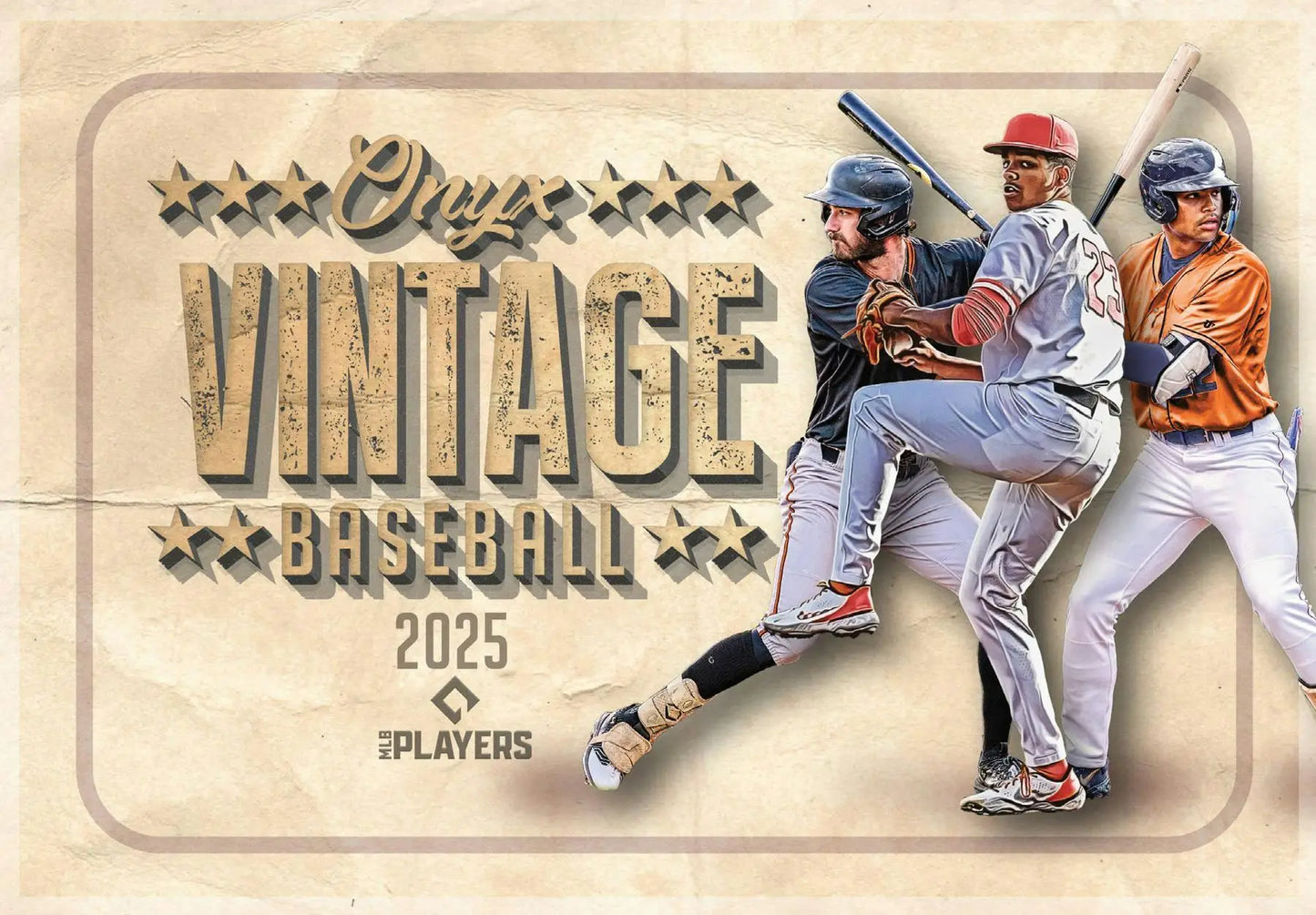 Vintage baseball card inside 2025 Onyx Vintage Baseball Hobby Box, perfect for Los Angeles collectors