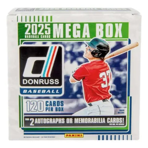 2025 Panini Donruss Baseball Trading Card Mega Box SEALED for collectors