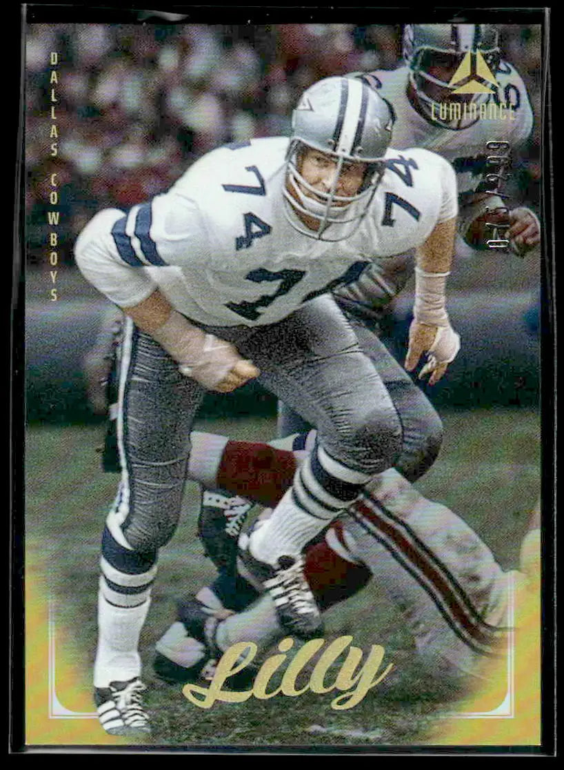 Vintage Dallas Cowboys Bob Lilly football card from Panini Luminance 2025 series