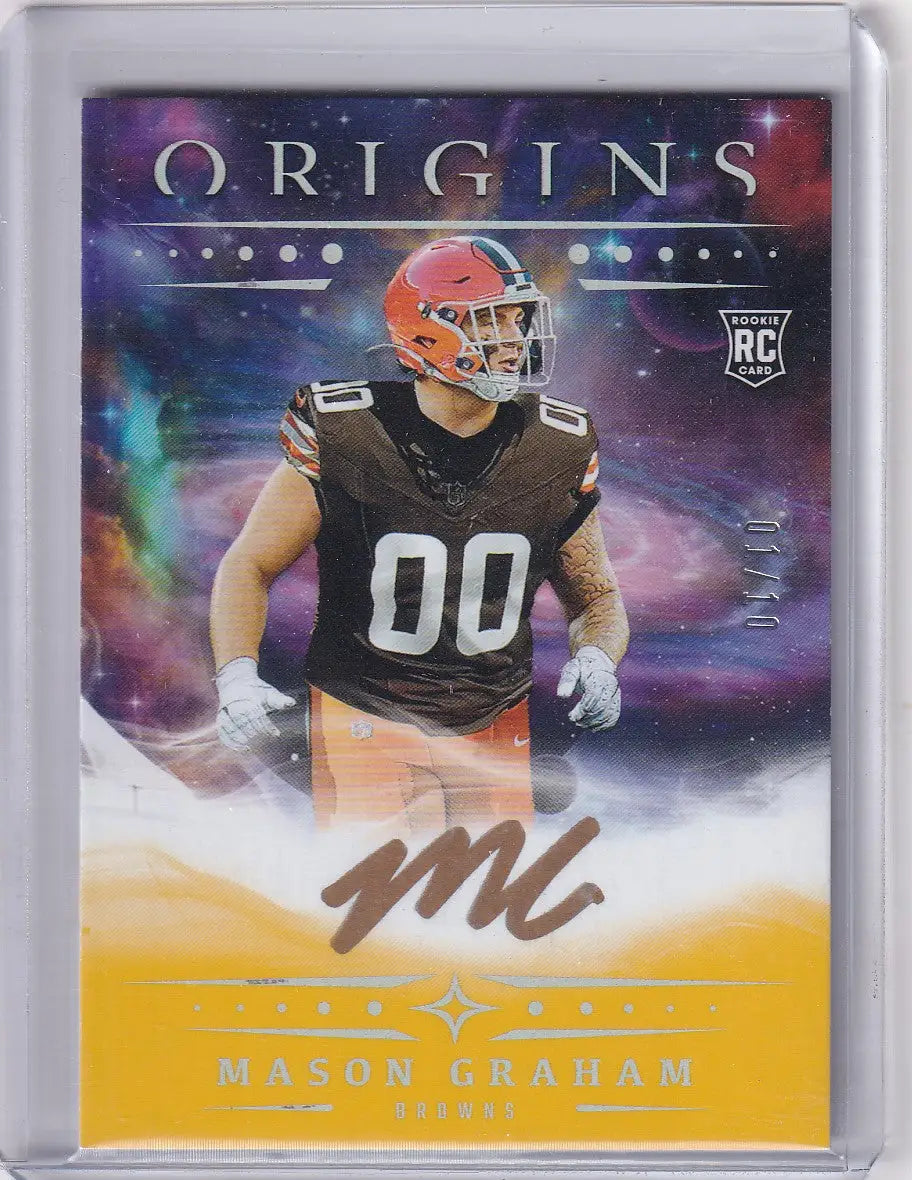 2025 Panini Origins Auto 1/10 #RA-MGR Mason Graham - Cleveland Browns