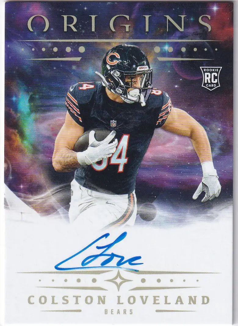 2025 Panini Origins Auto #RA-CLO Colston Loveland - Chicago Bears
