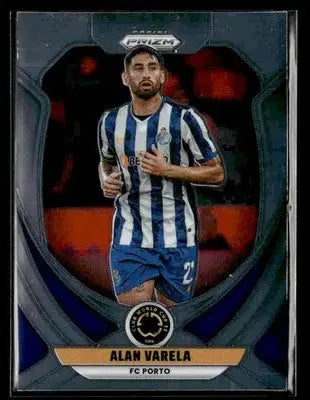 Soccer trading card of Alan Varela in FC Porto jersey from 2025 Panini Prizm FIFA Club World Cup