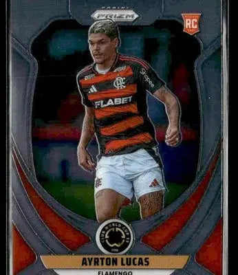 Ayrton Lucas soccer trading card from 2025 Panini Prizm FIFA Club World Cup series