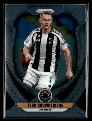 Teun Koopmeiners Juventus soccer trading card from 2025 Panini Prizm FIFA Club World Cup