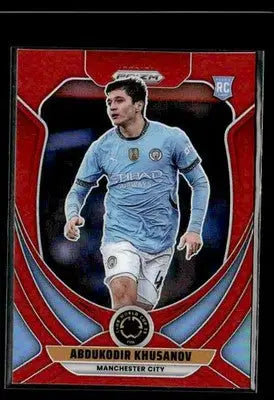 2025 Panini Prizm FIFA Club World Cup #141 Abdukodir Khusanov Red #/199