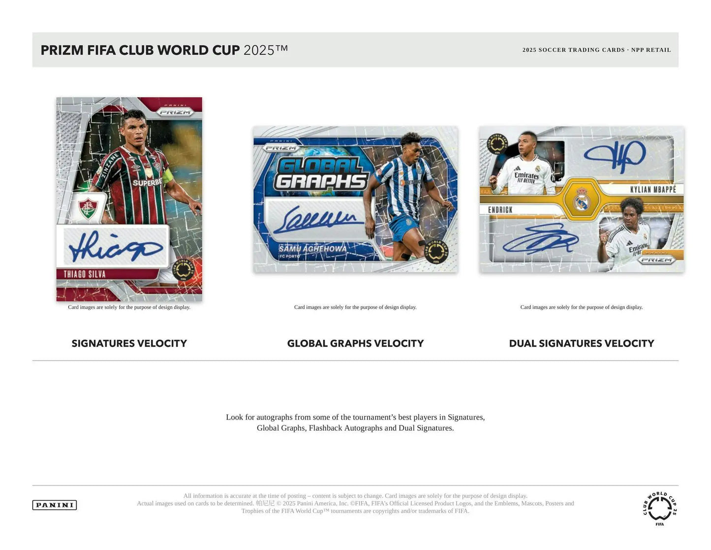 2025 Panini Prizm FIFA Club World Cup Soccer Card Collection in Columbia Sports Cards Mega Box
