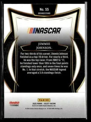 2025 Panini Select #55 Jimmie Johnson - Trading Card