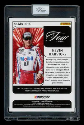 2025 Panini Turn Four Racing Kevin Harvick #MA-KHK 40/49 Autograph Memorabilia