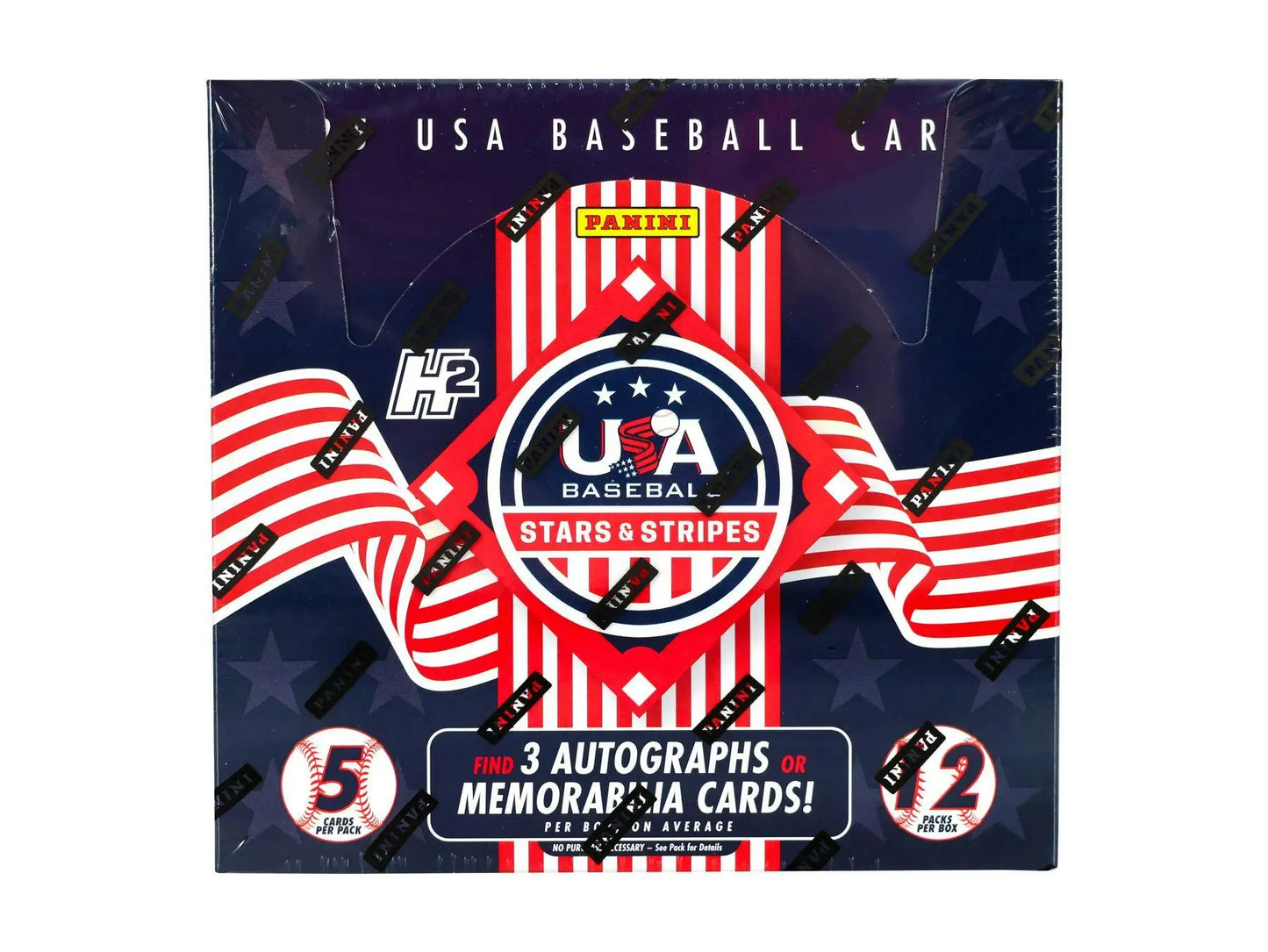 USA Baseball Stars & Stripes Baseball H2 Box featuring national team development program cards