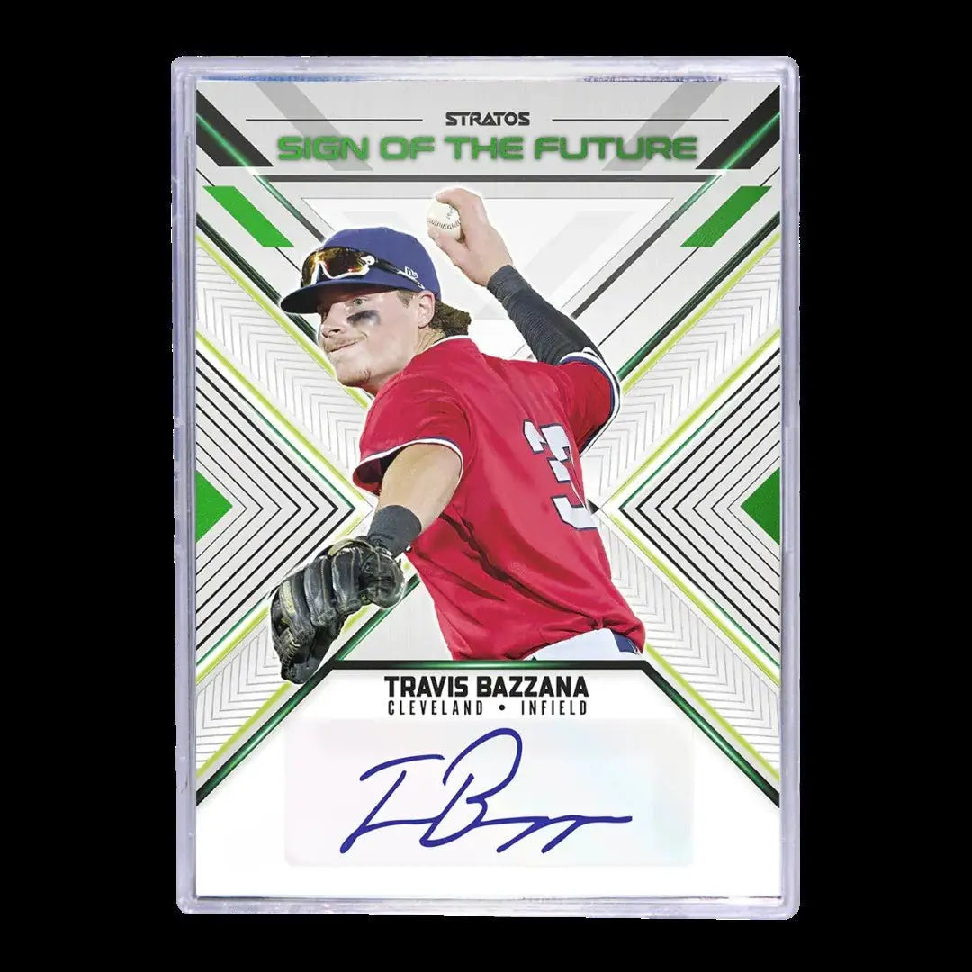 Autographed baseball card from 2025 Pulse Stratos Baseball Hobby Box for collectors