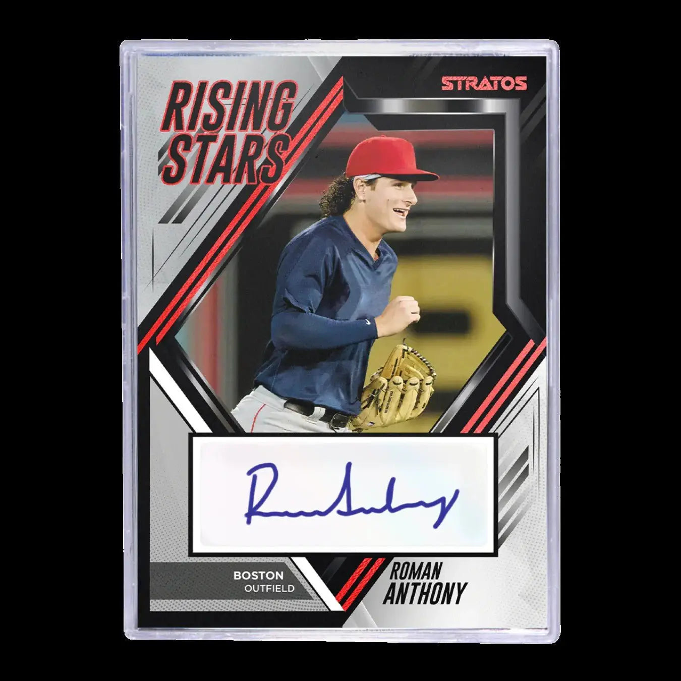 Roman Anthony baseball card from 2025 Pulse Stratos Baseball Hobby Box