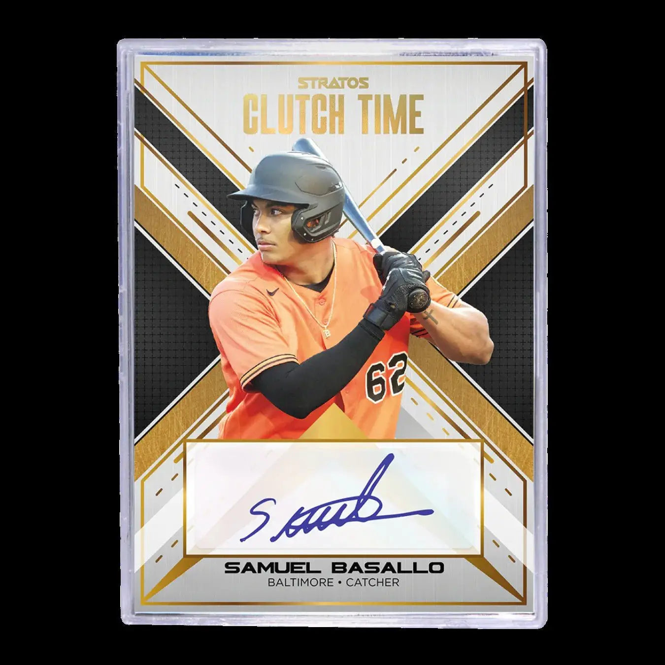 Signed baseball card from 2025 Pulse Stratos Baseball Hobby Box for collectible baseball hobby box