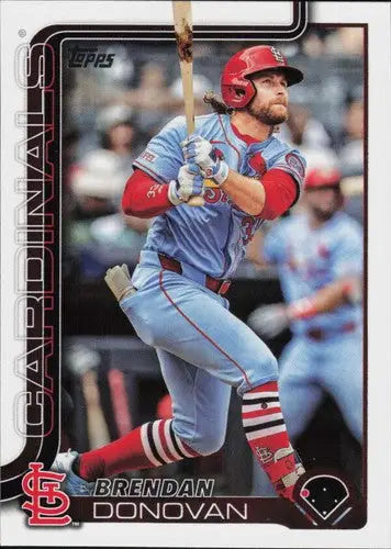 Original gloss Brendan Donovan NM-MT baseball card from 2025 Topps #416