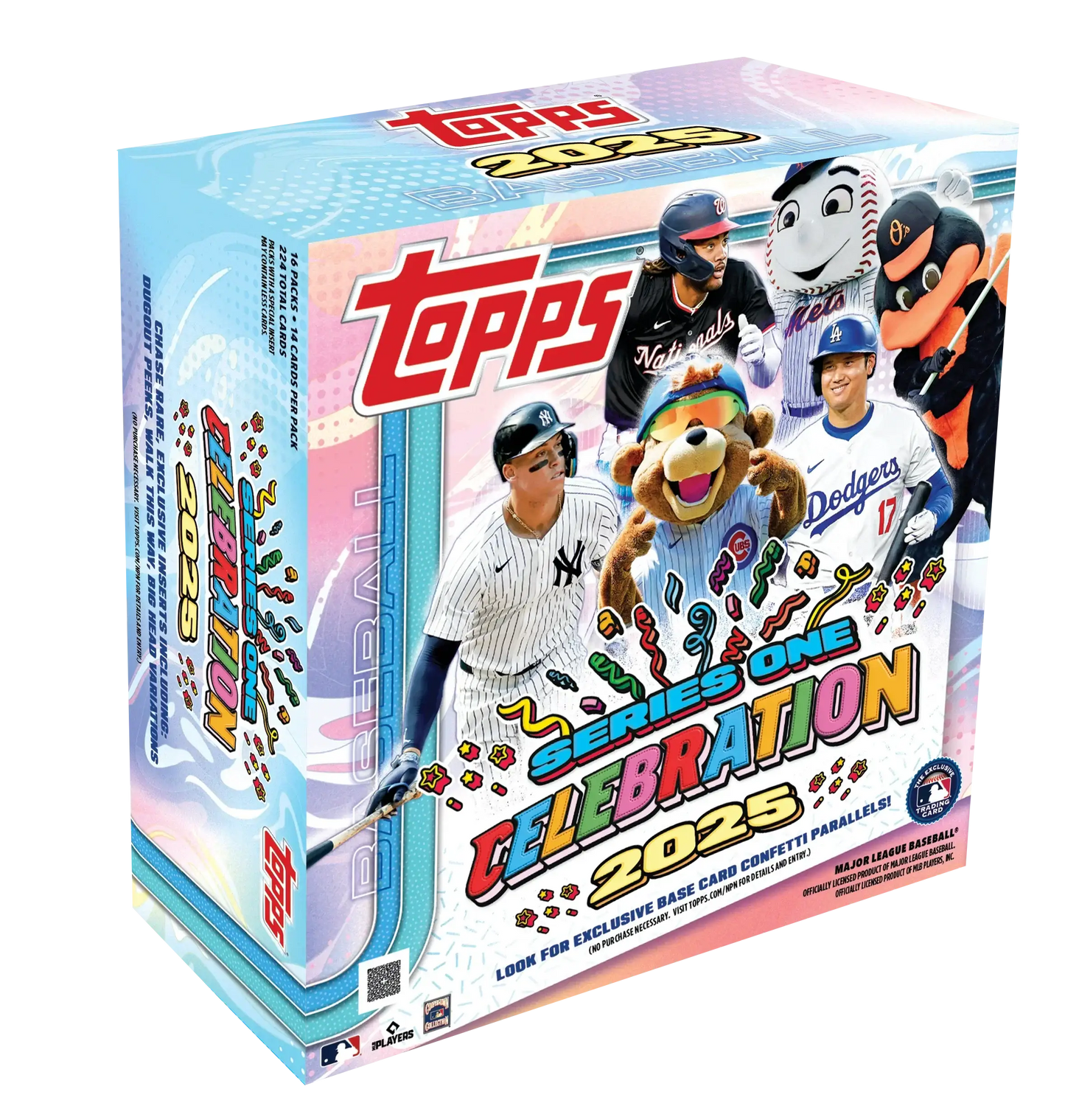 Topps Baseball Series 1 Celebration Mega Box featuring 2025 Topps Baseball cards