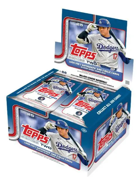 2025 Topps Baseball Series 2 Jumbo Box with Topps Baseball Series trading cards