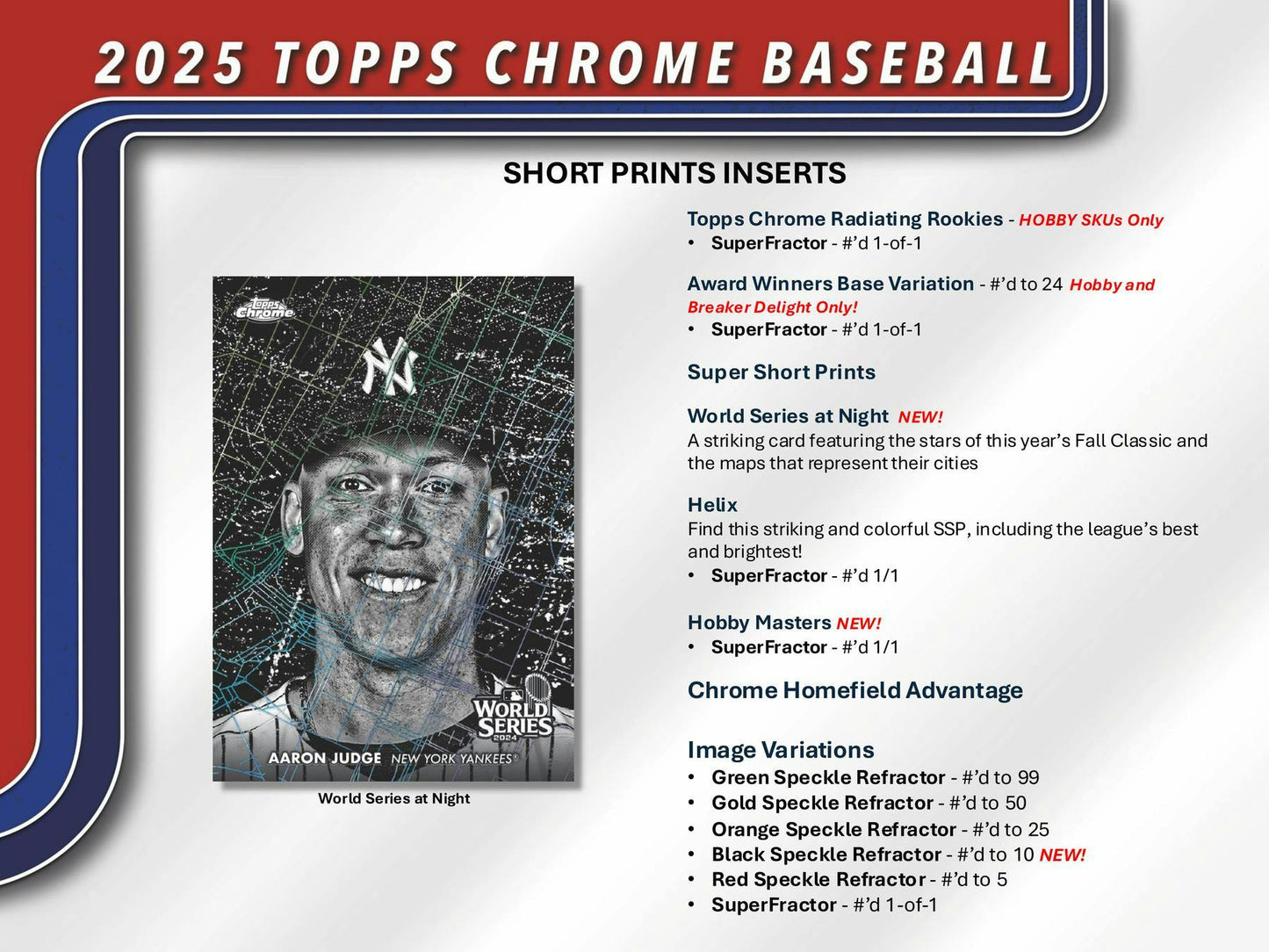 2025 Topps Chrome Baseball Hobby Box | Columbia Sports Cards & More