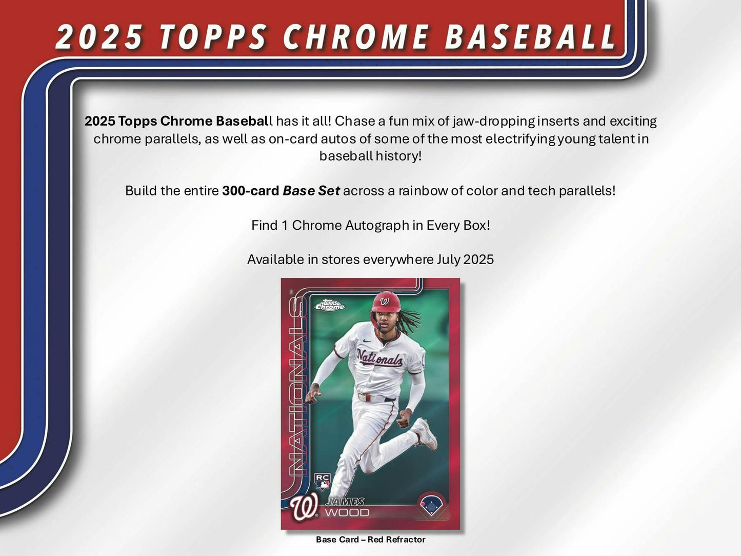 2025 Topps Chrome Baseball Hobby Box | Columbia Sports Cards & More