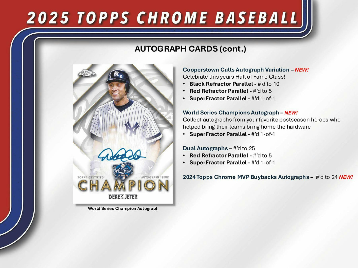 2025 Topps Chrome Baseball Mega Box | Columbia Sports Cards