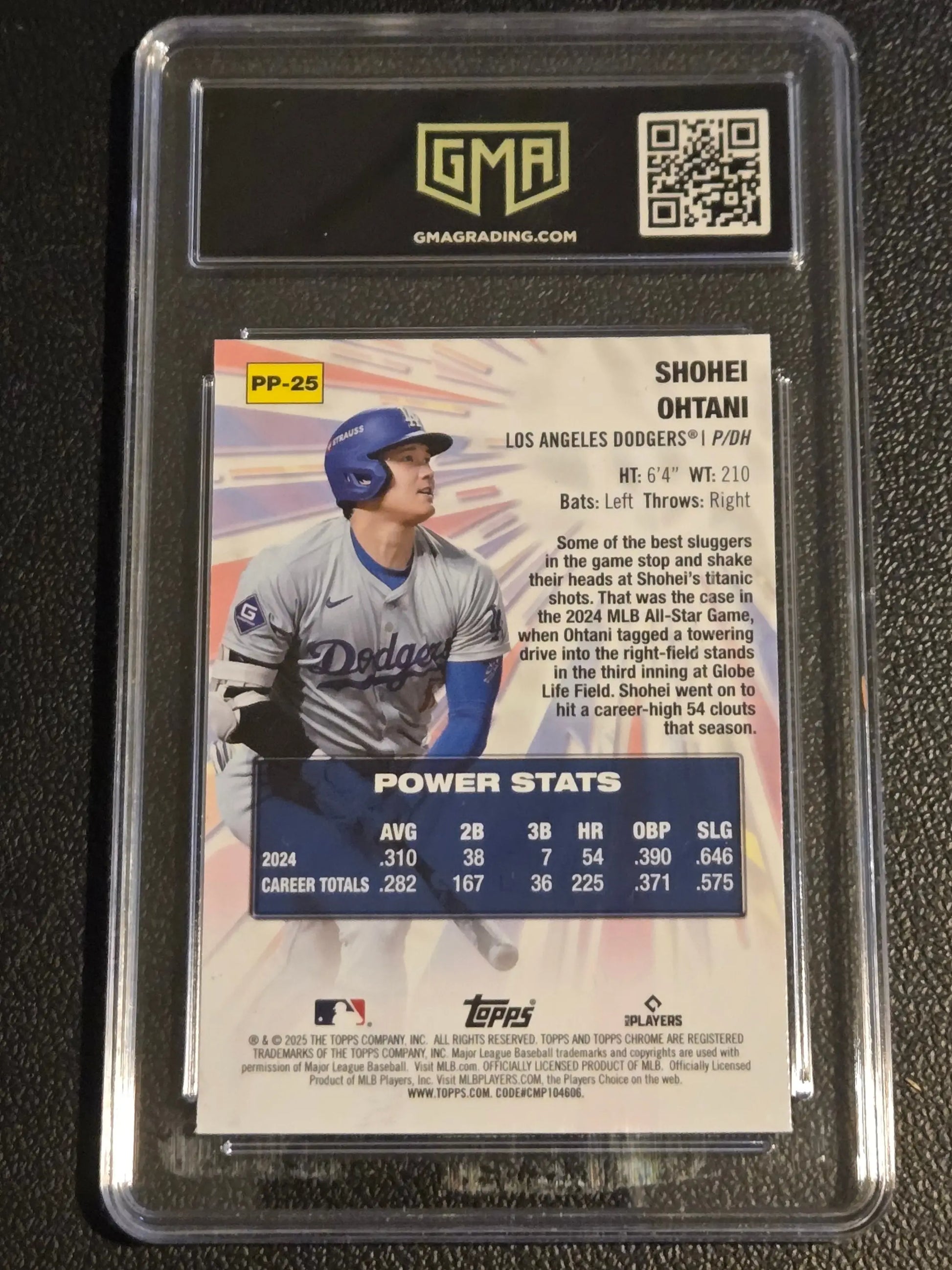 2025 Topps Chrome #PP-25 Shohei Ohtani Power Players GMA 10 - Trading Card