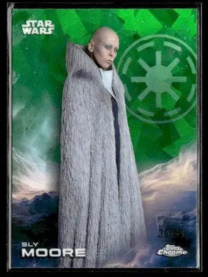 2025 Topps Chrome Sapphire Star Wars #169 Sly Moore Green Sapphire #39/99