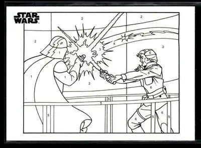 2025 Topps Chrome Star Wars #CP-19 Darth Vader vs Luke Skywalker By the Number