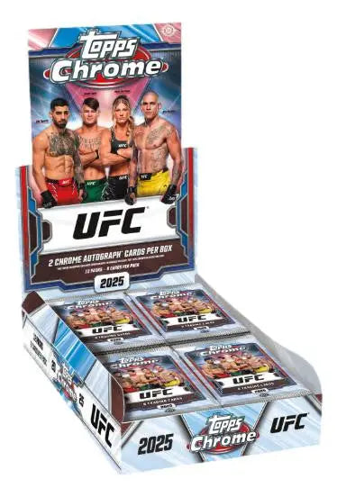 2025 Topps Chrome UFC Hobby Box - Trading Cards