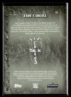 2025 Topps Chrome WWE x Cactus Jack #52 Jade Cargill