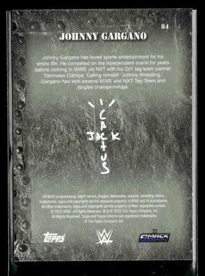 2025 Topps Chrome WWE x Cactus Jack #84 Johnny Gargano
