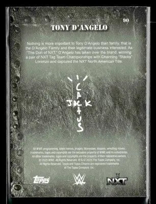 2025 Topps Chrome WWE x Cactus Jack #90 Tony D’Angelo