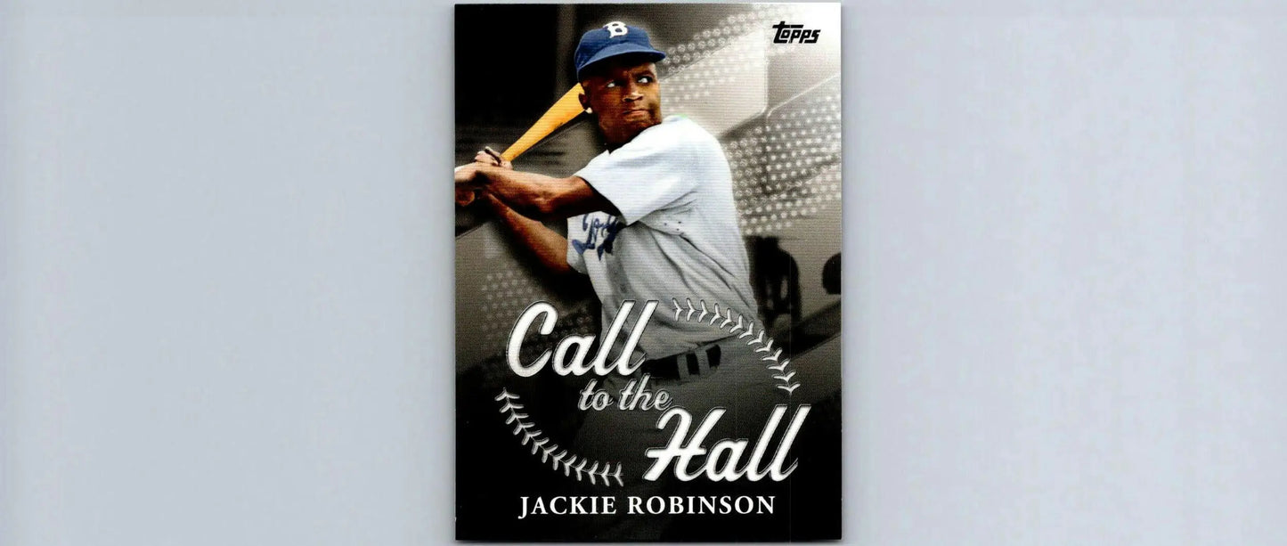 Jackie Robinson baseball card from 2025 Topps Call to the Hall series