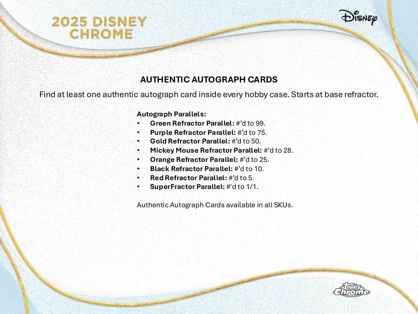 2025 Topps Disney Chrome 7-Pack Blaster Box | Columbia Sports Cards
