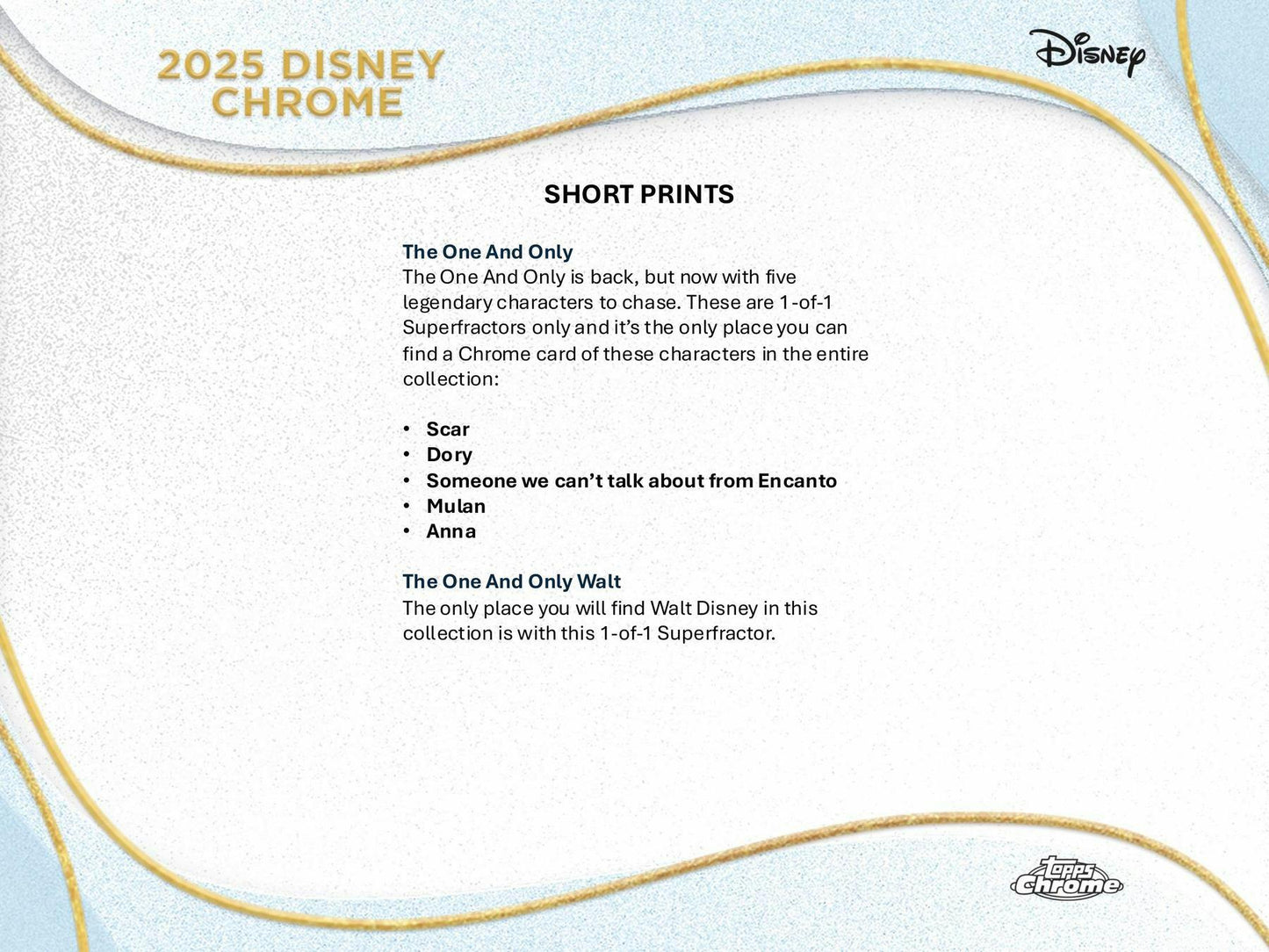 2025 Topps Disney Chrome 7-Pack Blaster Box | Columbia Sports Cards