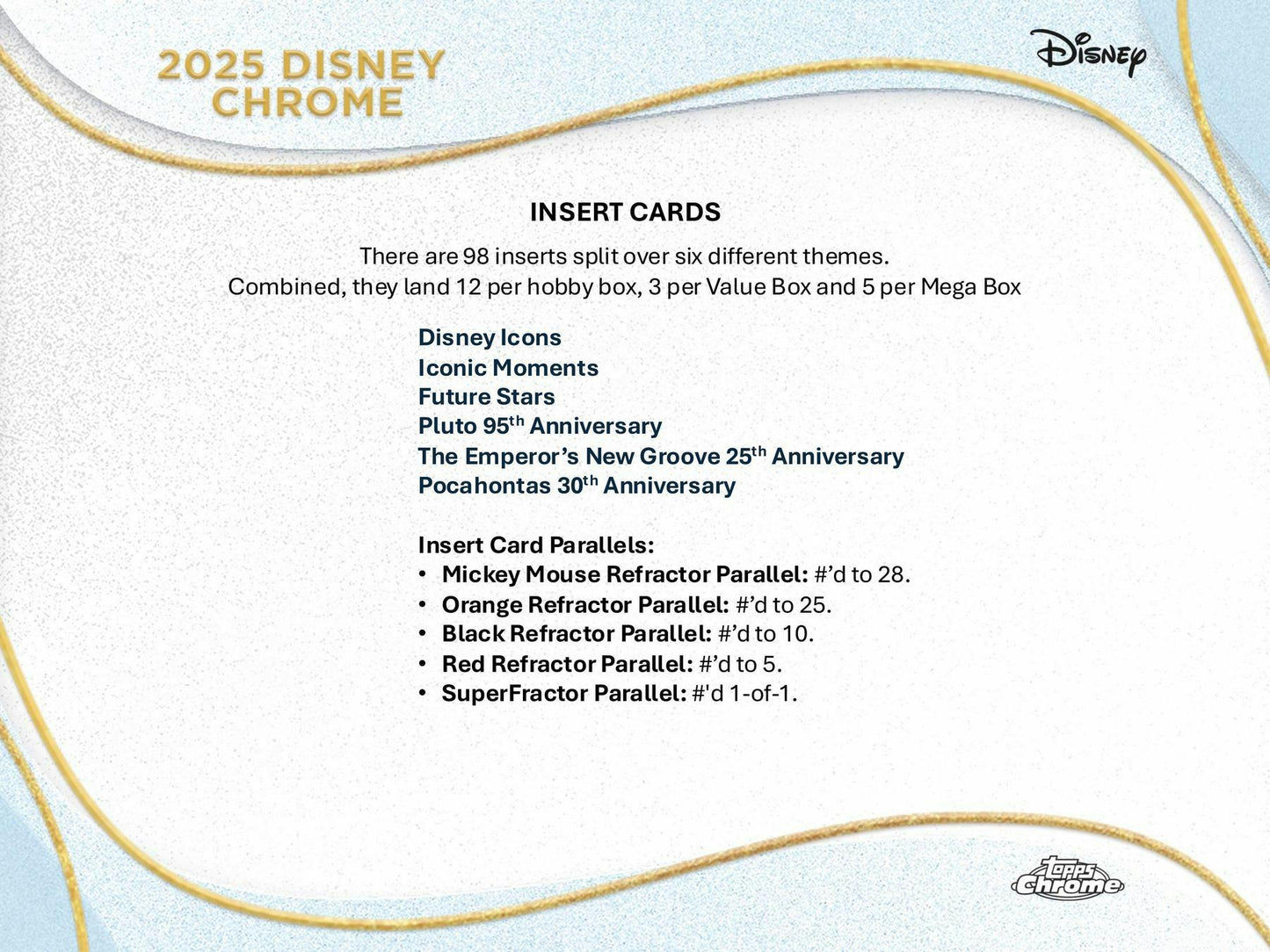 2025 Topps Disney Chrome 7-Pack Blaster Box | Columbia Sports Cards