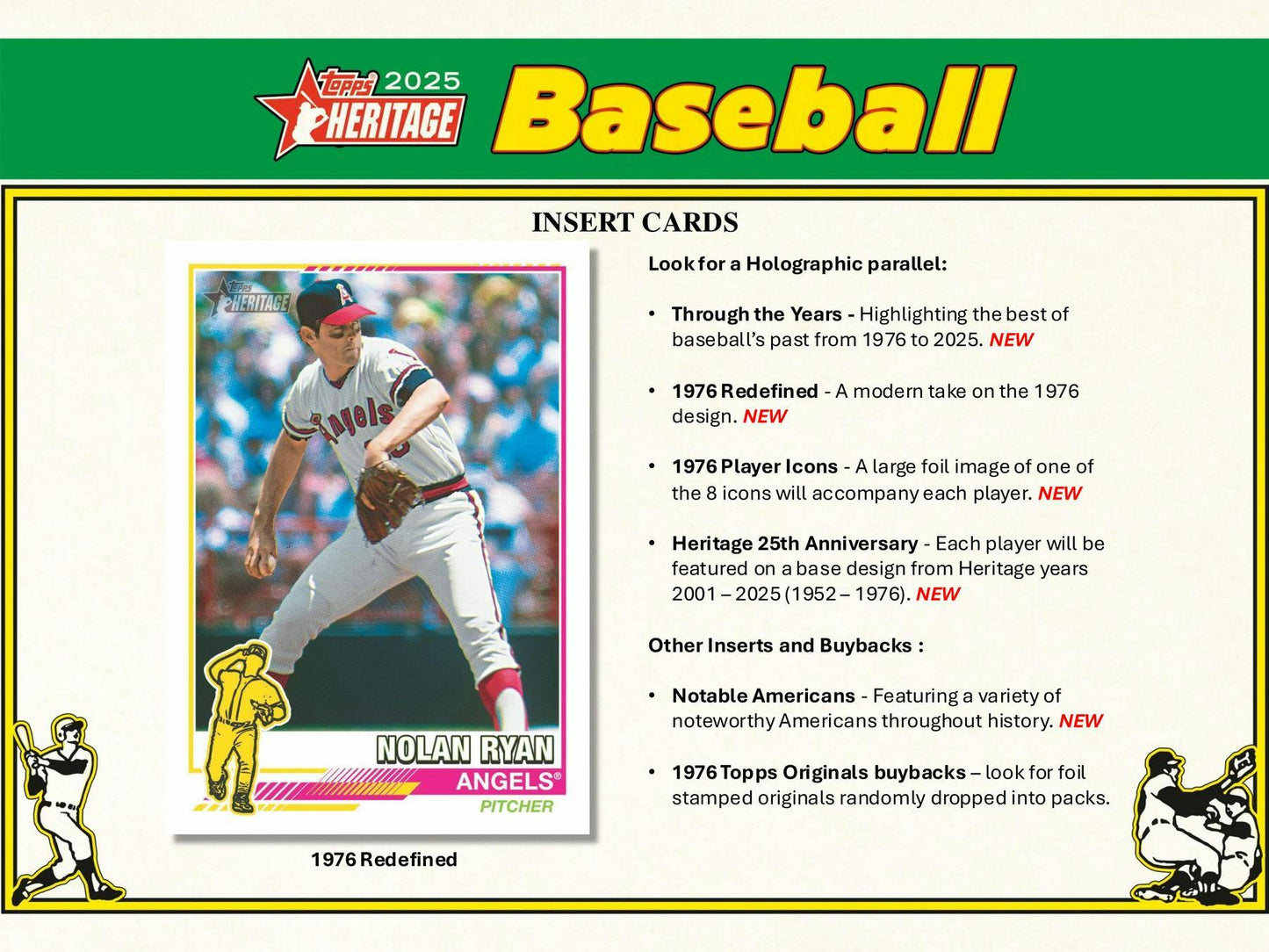 2025 Topps Heritage Baseball 8-Pack Blaster Box