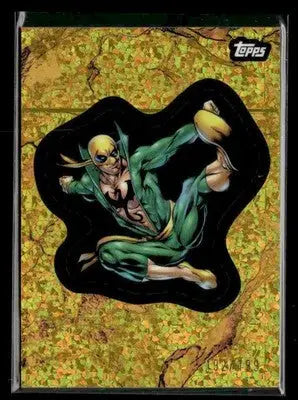 2025 Topps Marvel 1975 Golden Anniv #74 Iron Fist Gold Mini-Diamonds #192/199