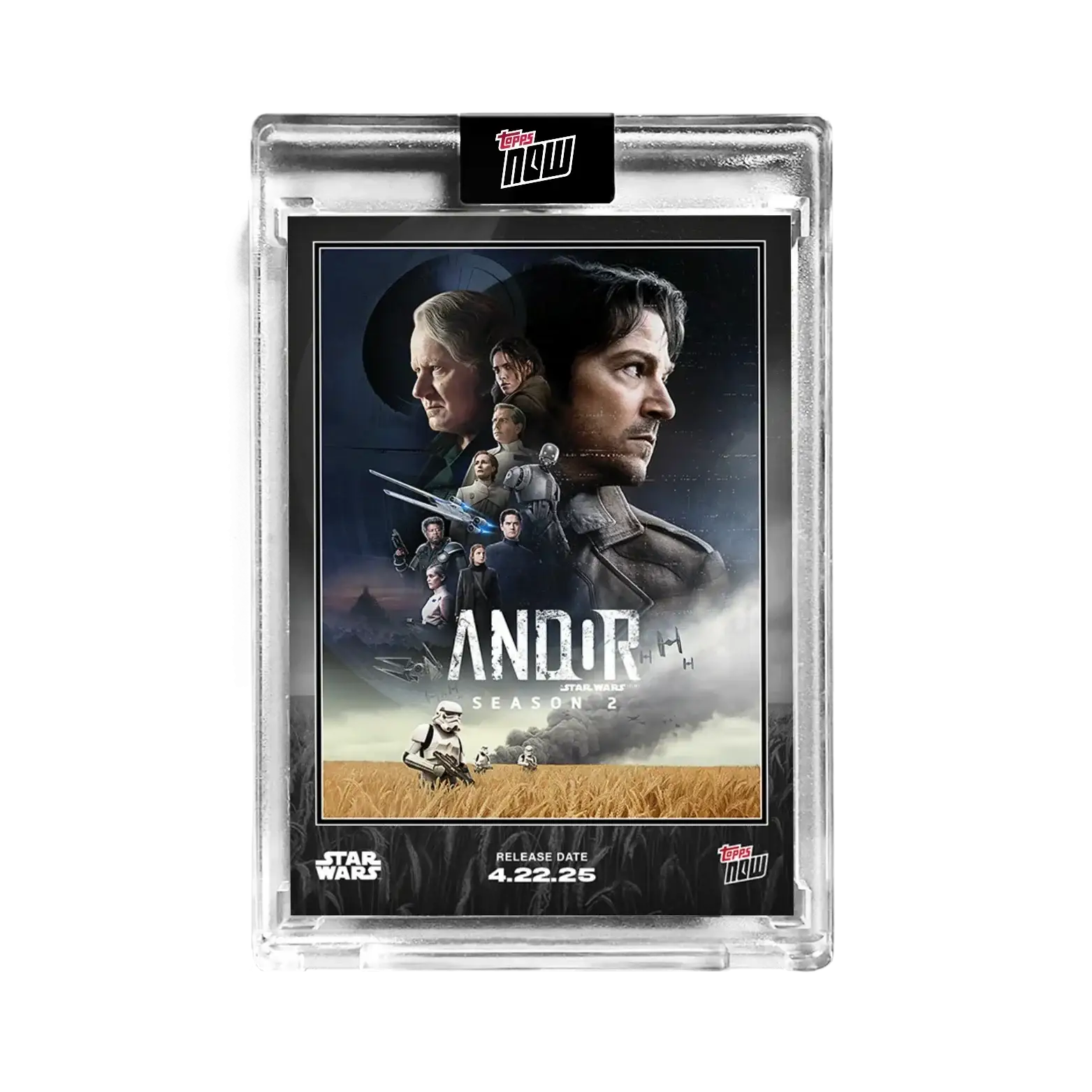 Star Wars Andor Season 2 trading card featuring alternate poster artwork