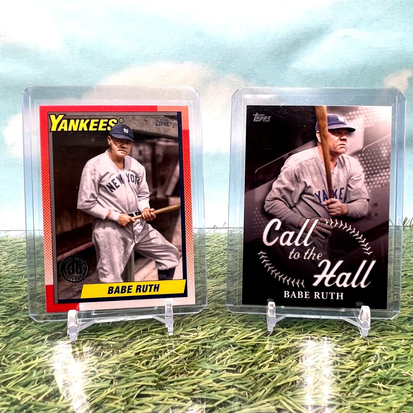 2025 Topps Series 1 Babe Ruth 35th Anniversary baseball cards lot of 2