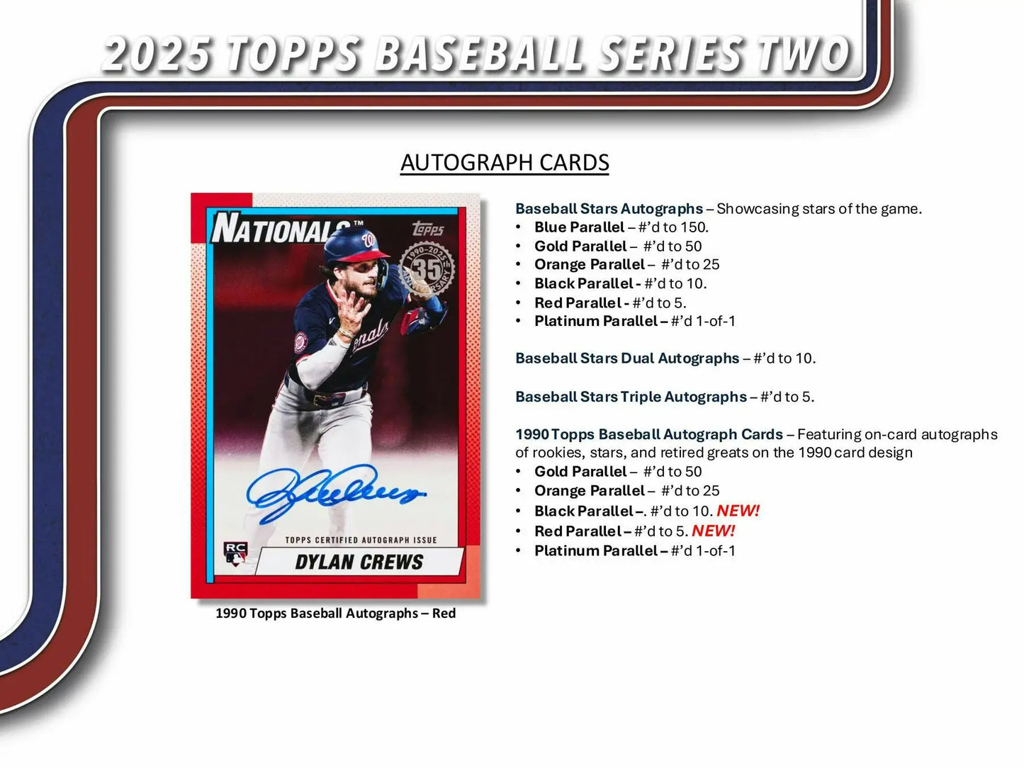 2025 Topps Series 2 Baseball retail exclusive holo foil autograph card in foil parallel
